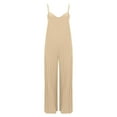 thumbnail image 5 of Zekutng 2 Piece Sets for Women Loose Washed Frayed Wide Leg Overalls with Denim Jumpsuit,Sizes S-3XL, 5 of 6