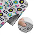 thumbnail image 5 of Honeii American Musical Pattern Bathroom Anti-Skid Pad Bathroom Mat Vintage Seamless Pattern Not-Slip Toilet Rug Set, 5 of 6
