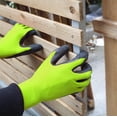 thumbnail image 4 of Guantes de trabajo de seguridad Evridwear, caucho de látex arrugado, 12 pares, 4 of 6