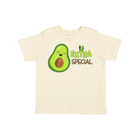 

Inktastic Extra Special with Cute Smiling Avocado Gift Toddler Boy or Toddler Girl T-Shirt