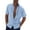 Blue, variant on ZZHZGZ Late July Red Dress Shirt for Men Men's Summer Hawaii Solid Shirt Short Sleeve Pocket Turn down Button Shirt 4Th of July V Neck Undershirts for Men M