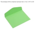thumbnail image 4 of Mini Sobres, 60 Paquetes Papel En Blanco Pequeños Artículos Almacenamiento Negocios Tarjeta Soporte para Saludo Nota Fiesta, Verde, 4 of 6