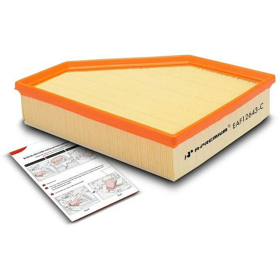 Engine Air Filter 1 - Compatible with 2020 - 2024 BMW M340i xDrive 3.0L 6-Cylinder 2021 2022 2023