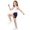 thumbnail image 3 of Ruisita 2 Pack Girl Boy Cut Low Rise Shorts Comfortable Dance and Bike Shorts Skirt Shorts for Teenagers, 3 of 9