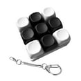 thumbnail image 3 of HILABEE Keyboard Sensory Toy Keyboard Button Keycap Keyboard Fidget Keychain Black White, 3 of 9