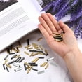 thumbnail image 4 of Unique Bargains 40Pack 3.5x22mm Metal Shoelace Tips Column Shoelace Repair Cords End Tips Black, 4 of 6