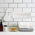 thumbnail image 6 of Kitchen Seasoning Bottle Storage Rack, Bathroom Storage Rack, Easy to Install, Multiuse PP Durable Wall Mount Spice Shelf for Kitchen Cabinet white, 6 of 8