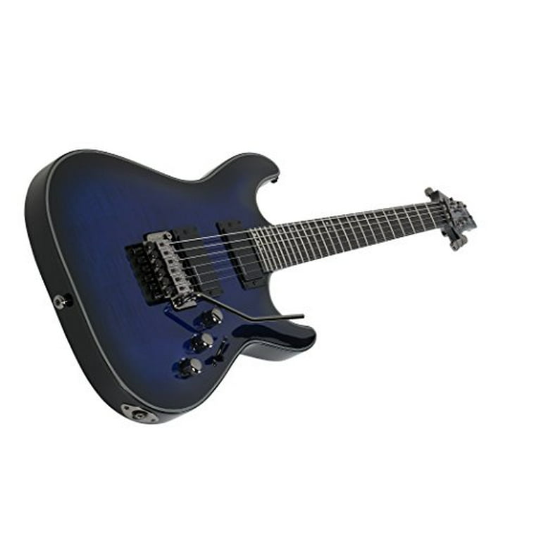 ギター SCHECTER BLACKJACK SLS C-1 FR Sustainiac Schecter BlackJack SLS C-1 FR-S Electric Guitar - Aquaburst