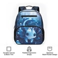 thumbnail image 6 of KUIFORTI Blue Axolotl Toddler Backpack Girls Kids School Bag with Front Pockets Adjustable Straps Breathable for Preschool Kindergarten Back to School Gifts, 6 of 7