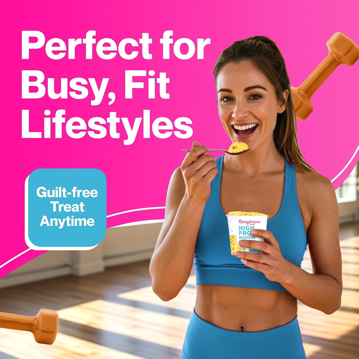 Bootylicious High Protein Muffins | Birthday Cake | 12-Pack