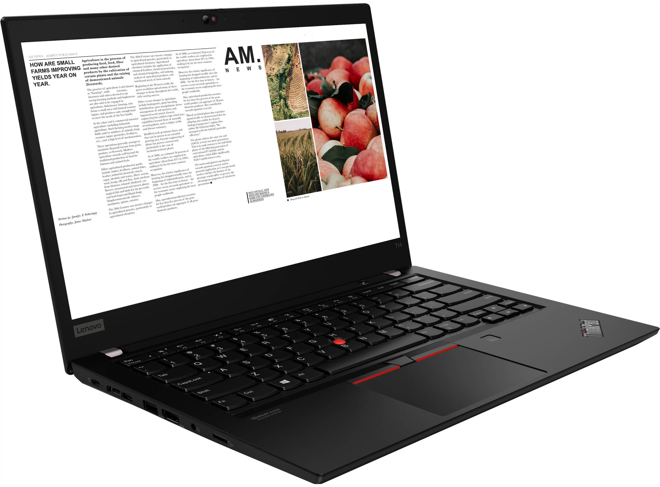 Lenovo ThinkPad T14 Home & Business Laptop (AMD Ryzen 5 PRO 4650U