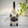 thumbnail image 3 of Miniatura De Gato Talladas A Mano Esculturas De Resina Colgante Estatua De Jardín Adorno Para Interiores Decoraciones De Oficina En Casa Al Aire Libre Regalos De Navidad Moyic HA043419-01, 3 of 6