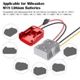 thumbnail image 4 of Convertidor reductor ChoiKwong de 18 V a 12 V, 20 A, 240 W, para batería Milwaukee M18, 4 of 7