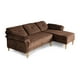 thumbnail image 5 of Sala Modular Reversible De Velvet Chocolate Modelo Sergey, 5 of 11