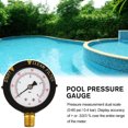 Portable 060 Psi Pool Filter Pressure Gauge IP67 Waterproof Widely