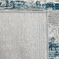 thumbnail image 6 of SAFAVIEH Meadow Vinal Abstract Area Rug, Light Grey/Blue, 6'7" x 6'7" Round, 6 of 10