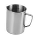 thumbnail image 3 of Jarra medidora de acero inoxidable de 1000 ml (34 ) de gran capacidad para espumar leche, ideal para espresso, latte y repostería., 3 of 9
