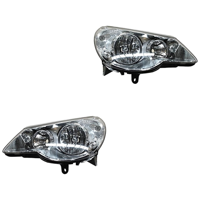Par de Faros Cirrus 2007 A 2010 Chrysler TYC .