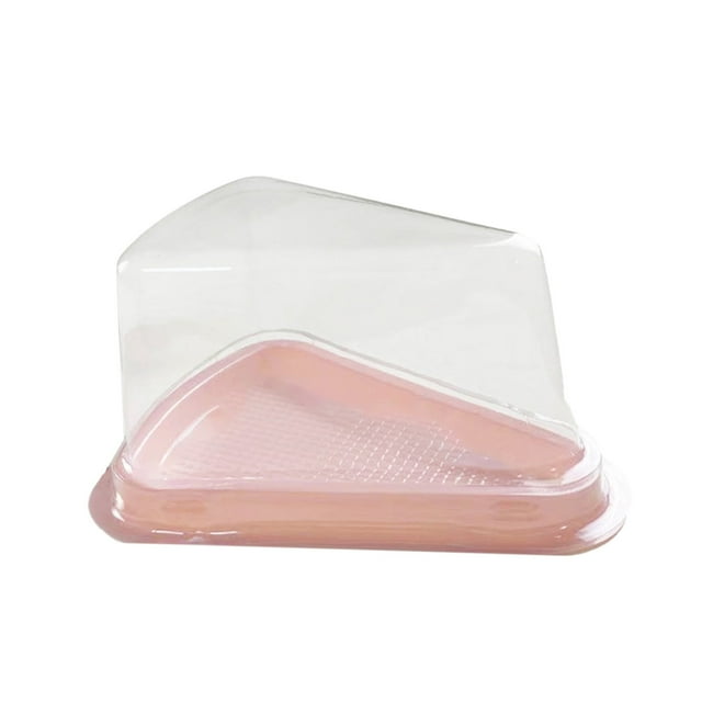 6-Inch Disposable Cheesecake/Tiramisu Container - Reusable Plastic Baking Box for Desserts/Catering (14x9x8cm)