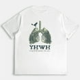 thumbnail image 3 of Every Breath Speak His Name Print Tshirts YHWH Lungs Faith Based Graphic Tees Short Sleeve Casual Breath Prayer Design Tops for Daily Outfits White,S, 3 of 8