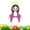 Purple, variant on Little Miniature Virgin Mary Figurine Doll, Classic Hide and Seek Toy for Sunday Easter Egg Stuffers Baptism Gift, 1 Piece