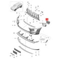 thumbnail image 3 of Front Bumper Grille, For Macan 95B 2014 To 2018 Front Bumper Air Duct Front Side Bumper Air Intake Guide Cover Grille Molding, 3 of 8