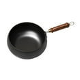 thumbnail image 3 of Elodie Wok Pan Gas Cookware Induction Cooker Frying Pan for Restaurant Kitchen Home 26cm without lid, 3 of 8