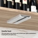 thumbnail image 4 of Advancent Estante para copas de vino, diseño Simple para Hotel en casa, copa organizadora, soporte para vasos, soporte colgante extraíble para Barra de herramientas Blanco 1pc, 4 of 6
