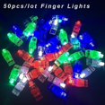 thumbnail image 2 of 50 Pcs/Lot Lampes à Doigts LED, Couleurs Vives et Éblouissantes Émettant au Laser, 2 of 4