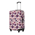thumbnail image 2 of Balery Luggage Cover Skull lips record Guitar Print Suitcase Covers for Luggage Elastic Washable Suitcase Protector Fits 18-32 Inch Luggage-Medium, 2 of 9