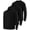 Set 2, variant on 3 Pack Men's Fleece Pullover Sweatshirt Long Sleeve Crewneck Soft Sweater