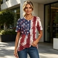 thumbnail image 5 of 250th Anniversary Usa Shirt Women Casual Short Sleeve Tshirts Fashion 250 Year American Anniversary Shirt, 5 of 6