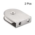 thumbnail image 3 of Vidrio Abrazadera, 2uds Ajustable 6-12mm Grosor 60x40mm Inoxidable Acero Vidrio Soporte Clip para Baño Balaustrada Escalera Pasamanos, 3 of 5