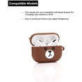 thumbnail image 3 of RV Funda de silicona para Airpods Pro, linda y divertida, compatible con Apple Airpods Pro Serie Animal： (pequeño oso pardo) oso de fresa Electrónica, 3 of 5