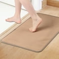 thumbnail image 2 of REGALWOVEN Bathroom Rugs Mat, Extra Soft and Absorbent Bath Rugs, Non-Slip Bath Floor Mats, Bath Carpet for Sink, Tub and Shower Brown 16" x 24", 2 of 7