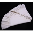 thumbnail image 4 of 60" Cream Christmas Tree Skirt with Ruffled Edge by Primitive Home Decors, 4 of 5