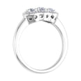 thumbnail image 2 of 1/2 Carat 3-Stones Diamond Engagement Ring in 10K White Gold (Ring Size 10.75), 2 of 4