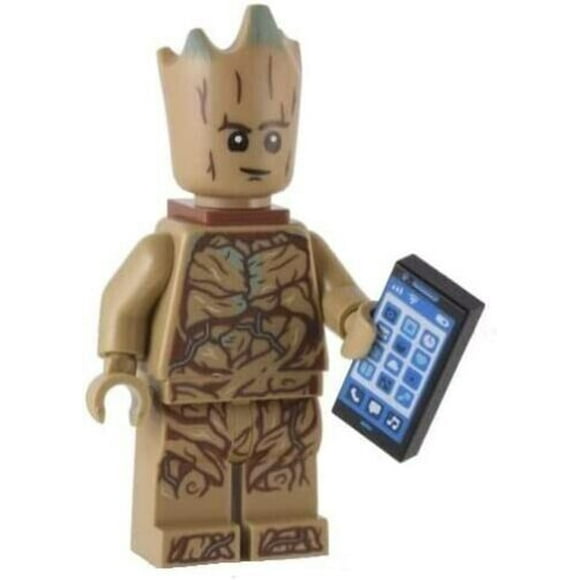 LEGO Superhéros Gardiens de la Galaxie: Groot Minifigure avec Téléphone Cellulaire 76231