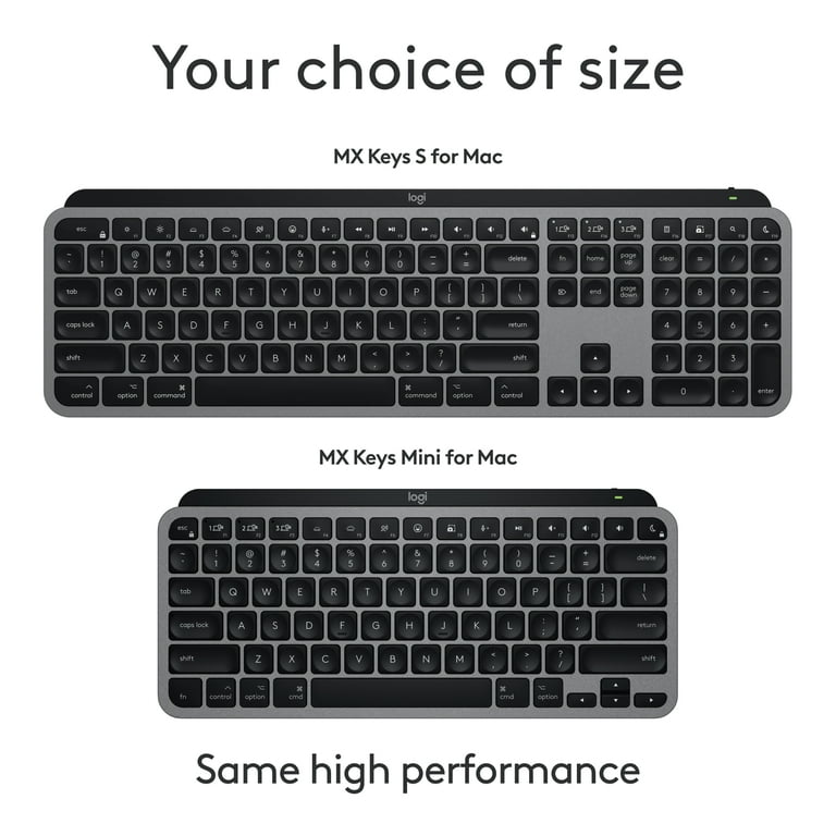 Logitech MX Keys Mini for Mac Minimalist Wireless Keyboard