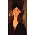 thumbnail image 2 of Modigliani, Amedeo 9x14 Gold Ornate Wood Framed with Double Matting Museum Art Print Titled - Beatrice Hastings 0, 2 of 4
