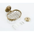 thumbnail image 3 of Toyandona Wall Mounted Vintage Soap Basket Made of Solid Brass with Concealed Fixing and Golden Color, 3 of 8