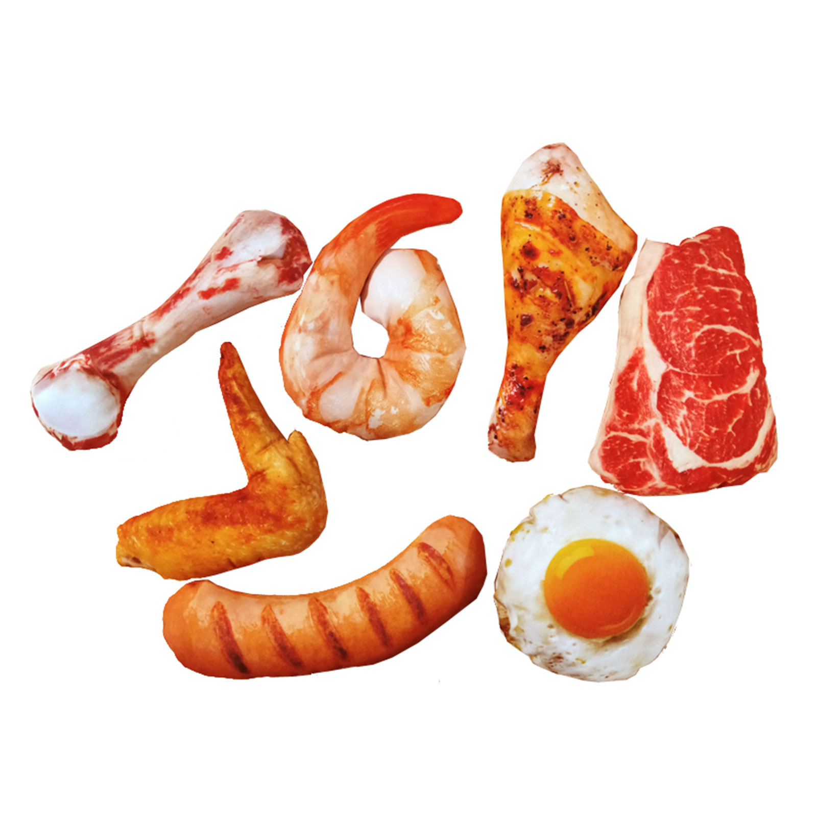 Dog Squeaky Toys, Plush Dog Toy Pack, Stuffed Puppy Chew Toys 7 Dog