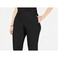 thumbnail image 2 of JM Collection Side Step Hem Ankle Pants Black XL, 2 of 3