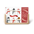 thumbnail image 1 of Merry mas Snowflake Snowman Desk Calendar Desktop Decoration 2023, 1 of 3