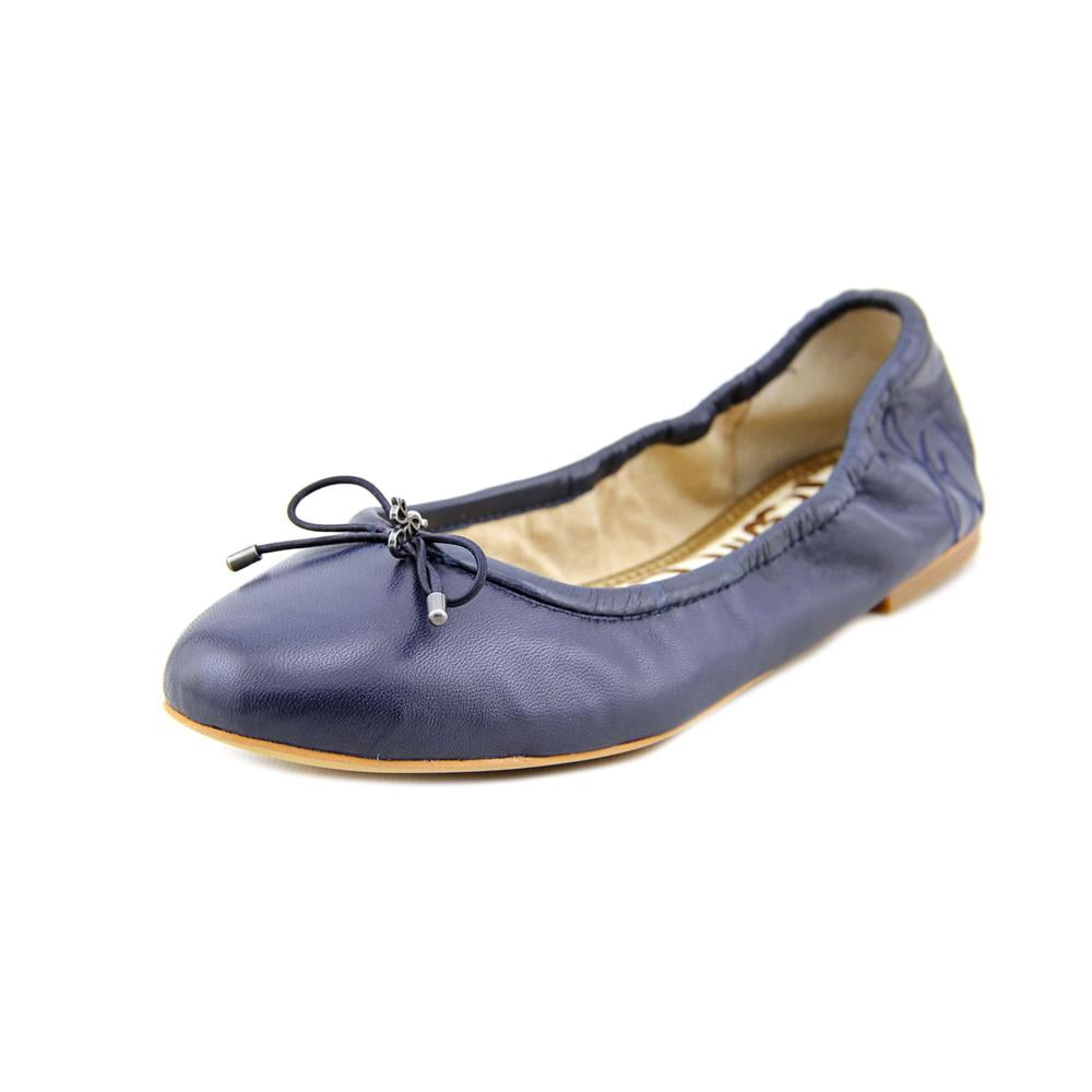 Sam Edelman - Sam Edelman Felicia Women Round Toe Leather Blue Ballet ...