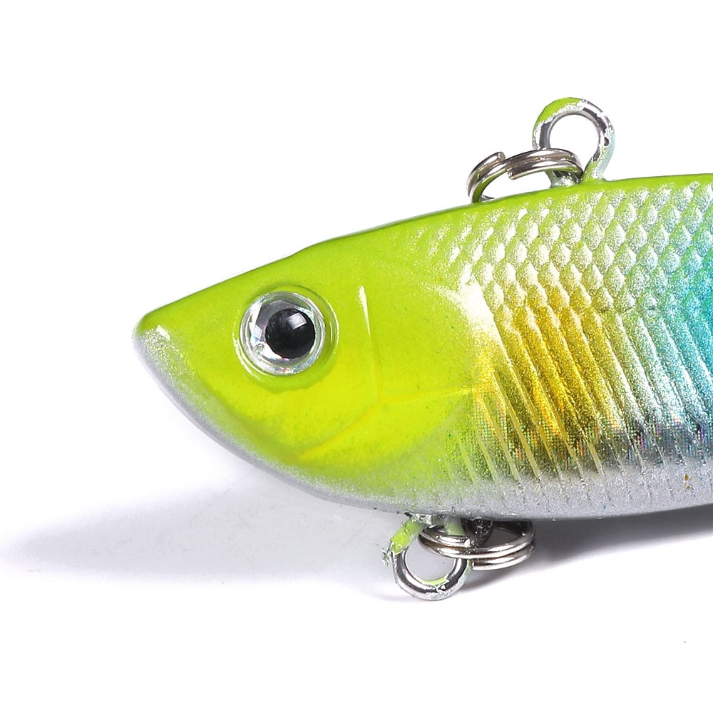 HENGJIA Fishing Lures for Bass, 10PCS Lipless Crankbaits Minnow VIB Hard Baits Long Casting Sinking Fishing Lure for Saltwater Freshwater Bass, Redfish, Trout, Walleye