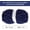 Navy Blue, variant on 1 Pack Chunky Chenille Yarn for Crocheting & Knitting, 27yds 8 oz Each Skein Soft Fluffy Kitting Yarn Set, Thick Velvet Plush Yarn for Handcrafts Weaving Making Blankets