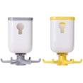 thumbnail image 1 of 2pcs Storage Rotating Rack,Wall-Mounted Cutlery Rack Dry Drain Basket,6-Jaw 360Rotating Hook,Powerful Weighing,Seamless Paste, 1 of 5