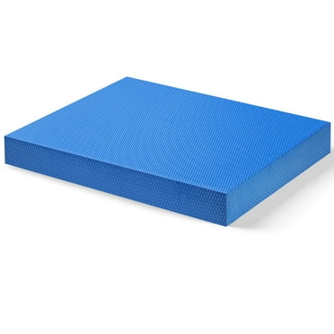 Exercise Balance Pad, 11.8 x 7.9 inch, for Physical Therapy Equipment & Strength Stability Training, Non-Slip Foam Pad for, Pilates, Meditation (Blue)