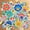 Color 2, variant on Mahjong Mat 31.5" x 31.5" Elegant Asian Pagoda Cherry Blossom Trees Butterflies Watercolor Style Non-Slip Noise Reduction American Mahjong Tiles Table Cover for Dominoes Poker Card Board Games Gift
